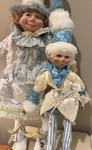 Elf Figures Set Of 2 Regency International 17" Velvet Bendable. Fixed Price $15.99.