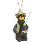 Black "tangled" By Jeff Fleming Fishing Christmas Ornament Bearfoots. Fixed Price $11.50.