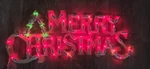 Vintage Joybrite Lighted Merry Christmas Wall/window Sign 19"X 8"X 1" 50 Lights. Fixed Price $26.39.