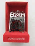 Gorham Pierced Sterling Silver Christmas Treasure Chest Ornament, Mint, New. Fixed Price $73.50.