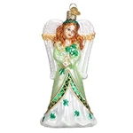 Old World Christmas Irish Angel Glass Ornament Free Box 10218 New. Fixed Price $24.98.