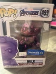 Funko Hulk Walmart Exclusive Purple Chrome Pop! Vinyl Marvel #499. Fixed Price $37.50.