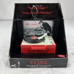 Elvis Presley Animated Christmas Ornament Record Player Music Lights Santas Best. Fixed Price $19.99.