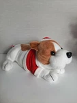 Atico Singing Merry Christmas Santa Hat Bulldog Plush Animated Head Tail Vid. Fixed Price $31.99.