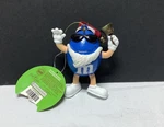 Kurts S. Adler Blue M&m Peanut Candy Figurine Santa Christmas Tree Ornament. Fixed Price $9.99.