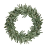 Northlight 36" Washington Frasier Fir Artificial Christmas Wreath - Clear Lights. Fixed Price $107.49.