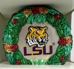 Lsu Wreath Mercks Family Old World Christmas Mouth-blown Glass Ornament. Fixed Price $15.99.
