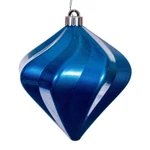 Vickerman Swirl Diamond Uv Candy Christmas Ornaments In Blue (set Of 3). Fixed Price $45.53.
