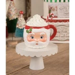 Bethany Lowe - Christmas Sweet Tidings Santa Head Mug Container TF1239. Fixed Price $36.40.