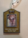 Vtg Gloria Duchin Picture Frame Ornament 3 X 2 Dogs Leave Paw Prints..heart. Fixed Price $9.85.
