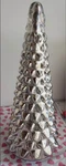 Pottery Barn Christmas Large Lit Mercury Glass Tree Cloche 22" Silver New. Fixed Price $180.00.
