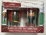 National Lampoons Christmas Vacation 2 Pint Glasses & Ice Cube Tray Combo Pack. Fixed Price $13.99.
