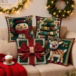 Christmas Throw Pillow Covers 18X18 Set Of 4, Winter Holiday Tree S.... Fixed Price $13.88.