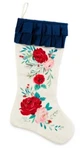 Christmas Stockings Pioneer Woman 2-PACK Red Roses Holiday New 20" Ruffle Cuff. Fixed Price $29.00.