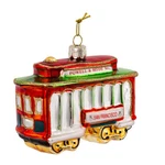 San Francisco Cable Car Glass Ornament H7076 W. Fixed Price $21.99.