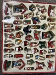 Santa Christmas Kurt S. Adler Tiny Wooden Ornaments 49PC New. Fixed Price $44.99.