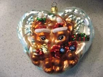 Christopher Radko Some Bunnies In Love Glass Christmas Ornament 998100. Fixed Price $48.00.