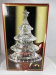 Gorham Crystal Candy Dish Holiday 3 Tier 9.5" Christmas Tree Vtg Never Used. Fixed Price $40.00.