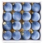 Velvet Ornaments For Christmas Tree Decorations - Dusty Blue Ball O.... Fixed Price $28.02.