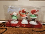 Nicholas Square Holiday Cheer Joy Snowmen Set 3 Christmas Figurines Kohls. Fixed Price $24.99.