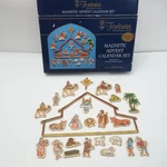2003 Fontanini Magnetic Advent Calendar Set Nativity Scene Christmas. Fixed Price $40.00.