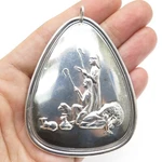 Towle Sterling Silver Vintage 1978 Silent Night Holy Christmas Ornament. Fixed Price $259.95.