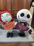 Disney The Nightmare Before Christmas Door Greeter Set Plush Jack & Sally Gemmy. Fixed Price $43.99.