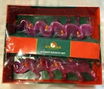 Kurt S. Adler Flamingo 10 Light Novelty Set Christmas Santa's World Indoor/out. Fixed Price $14.99.