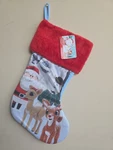 Rudolph The Red-nosed Reindeer Christmas Stocking With Plush CUFF-15" New. Fixed Price $5.39.