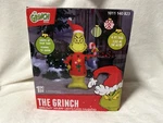 Dr Seuss The Grinch 4' Lighted Airblown Inflatable Indoor/outdoor Candy Cane. Fixed Price $23.97.
