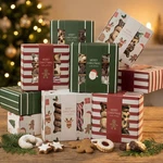 Beautiful Christmas Cookie Boxes Set Of 9 - Cute Containers Are Great Shar.... Fixed Price $14.46.