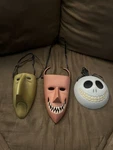 Very Rare Disney Nightmare Before Christmas Porcelain L, & Head Mask. Fixed Price $199.99.
