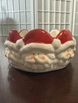 Vintage Royal Norfolk Christmas Santa Holiday Ceramic Candy Nut Dish Bowl. Fixed Price $5.00.