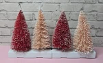 2024 Target Wondershop 4PC Sisal Bottle Brush Tree Christmas Figurine Set New. Fixed Price $14.00.