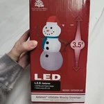 Enchanted Forrest Airblown Led 3.5' Snowman Christmas Holiday Indoor/outdoor. Fixed Price $26.00.