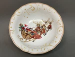 Williams Sonoma Christmas Serving Bowl 13 Twas The Night Before Santa. Fixed Price $98.00.