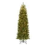 6.5 Ft. Pre-lit Downswept Douglas Fir Pencil Slim Tree With Clear Lights. Fixed Price $219.99.