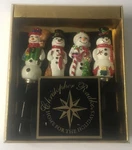 Set 4 Christopher Radko Christmas Holiday Snowman Knives Cheese Spreaders. Fixed Price $19.99.