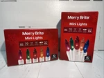 2 Pack!! Merry Brite 70 Ct Mini Multi Color Lights White Wire Christmas. Fixed Price $14.99.