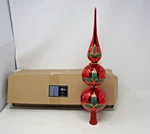 Joy The World Collectibles Glass Berry Finial Christmas Tree Topper. Fixed Price $150.00.