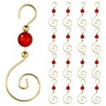 Increway Wire Ornament Hooks, 30 Pcs Gold S-shaped Christmas Tree Hanger Hook.... Fixed Price $28.20.