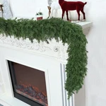 Christmas Garland Soft Bendable Realistic Artificial Cedar Pine Green Xmas Ma.... Fixed Price $73.89.
