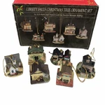Liberty Falls Christmas Tree Ornament Set Colorado Mining Buildings Vtg. Fixed Price $17.94.