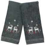 Holiday Christmas Bath Hand Towels: Seasonal Noble Reindeer Buck Design,.... Fixed Price $31.24.