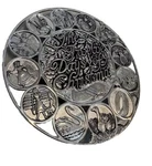 The Twelve Days Of Christmas Silver-plated Trivet 8 Holiday Kitchen Cor. Fixed Price $15.00.