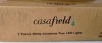 Casafield 2FT Pre-lit White Christmas Tree With Led Lights TR-623L *new Open Box. Fixed Price $25.00.