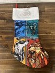 New Kurt Adler Harry Potter Christmas Stocking W/ Hogwarts Four Houses Faux Fur. Fixed Price $14.95.
