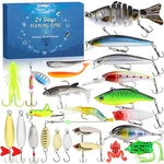 Advent Calendar 2025 Fishing Lure For Men Teen BOYS,24 Day Christmas Bule. Fixed Price $27.99.