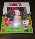 Snoopy And Woodstock Peanuts 3.5 Ft. Christmas Inflatable Airblown Led New Decor. Fixed Price $35.91.