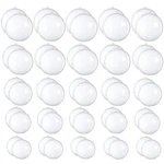 50 Pcs Clear Plastic Fillable Ornaments,transparent Diy Christmas Ba.... Fixed Price $16.75.